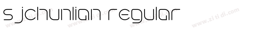 sjchunlian regular字体转换